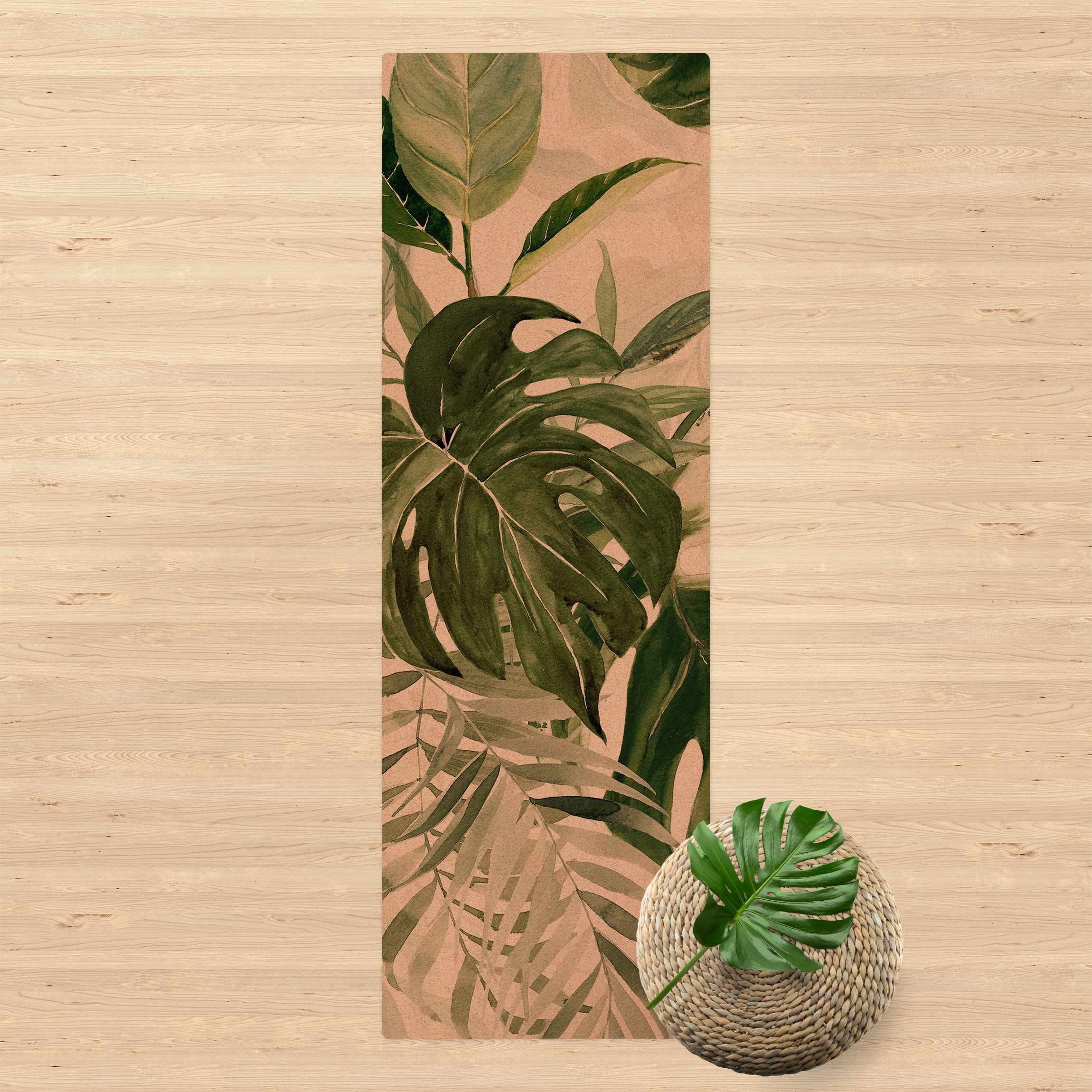 Bilderdepot24 Läufer Teppich Kork Flur Küche Tropical funktional lang modern funktional