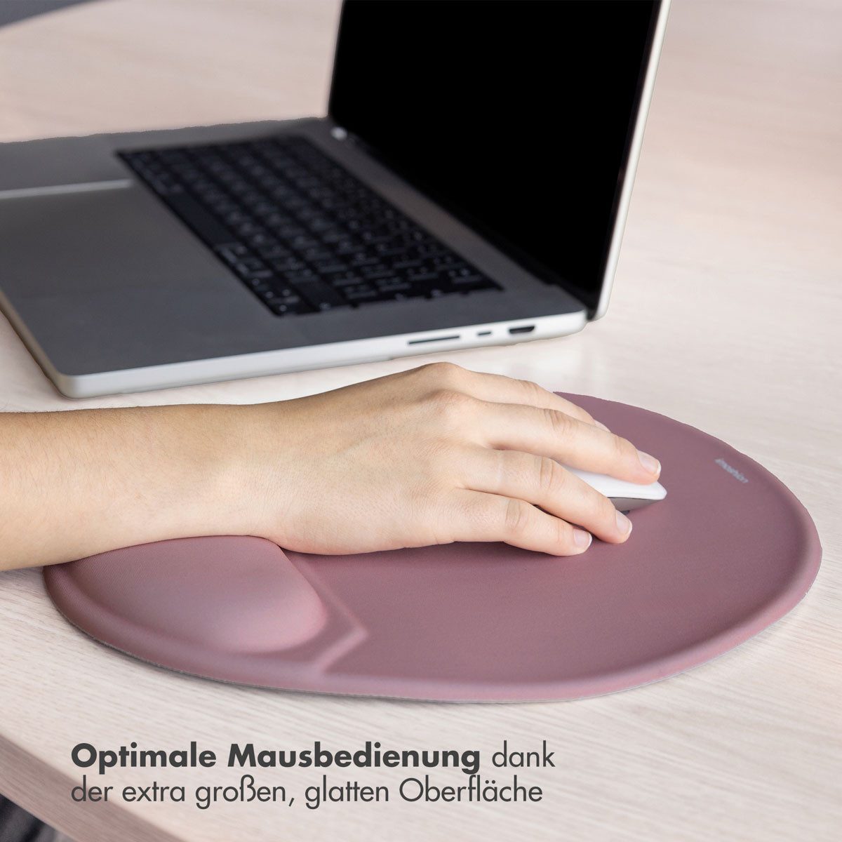 imoshion Mauspad imoshion Ergonomisches Mauspad - Mauspad mit Handgelenkstütze - 30 x 2 (1-St)