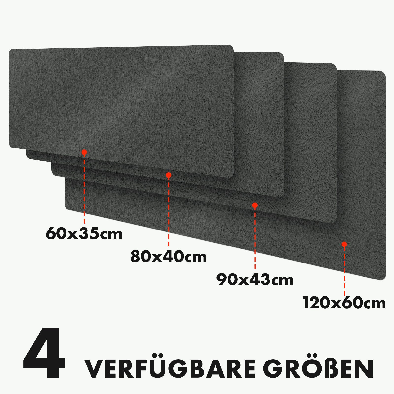 Kubus Platzset Schreibtischunterlage Avanti, Rutschfestes Lederimitat, Verfügbar in zahlreichen Größen und Farben – Bild 4 von 5