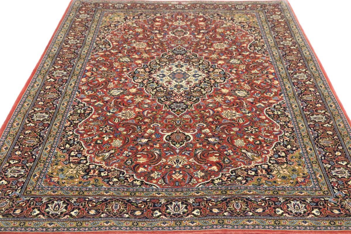 6 Orientteppich rechteckig, 133x193 mm Trading, Handgeknüpfter, Ilam Farsh Höhe: Nain Seidenkette Isfahan Sherkat