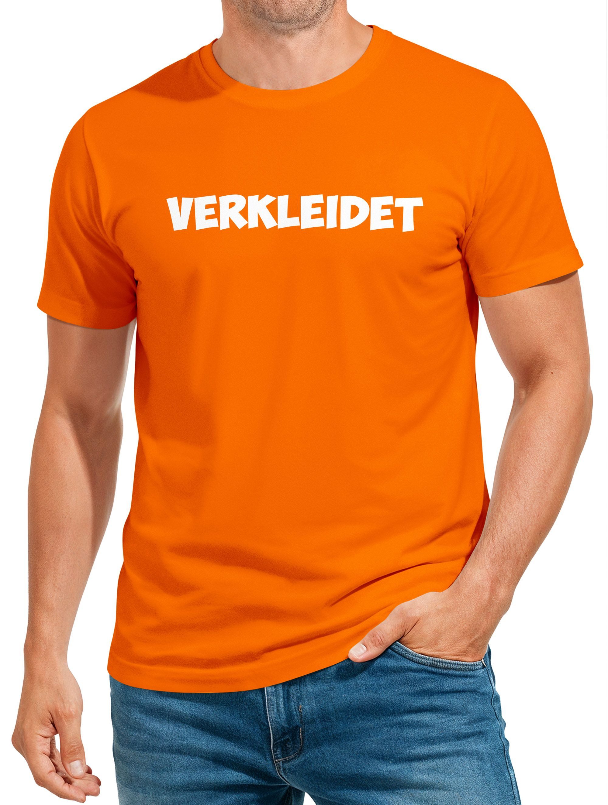 MoonWorks Print-Shirt Herren T-Shirt Verkleidet Fasching Fastnacht Kostüm K günstig online kaufen