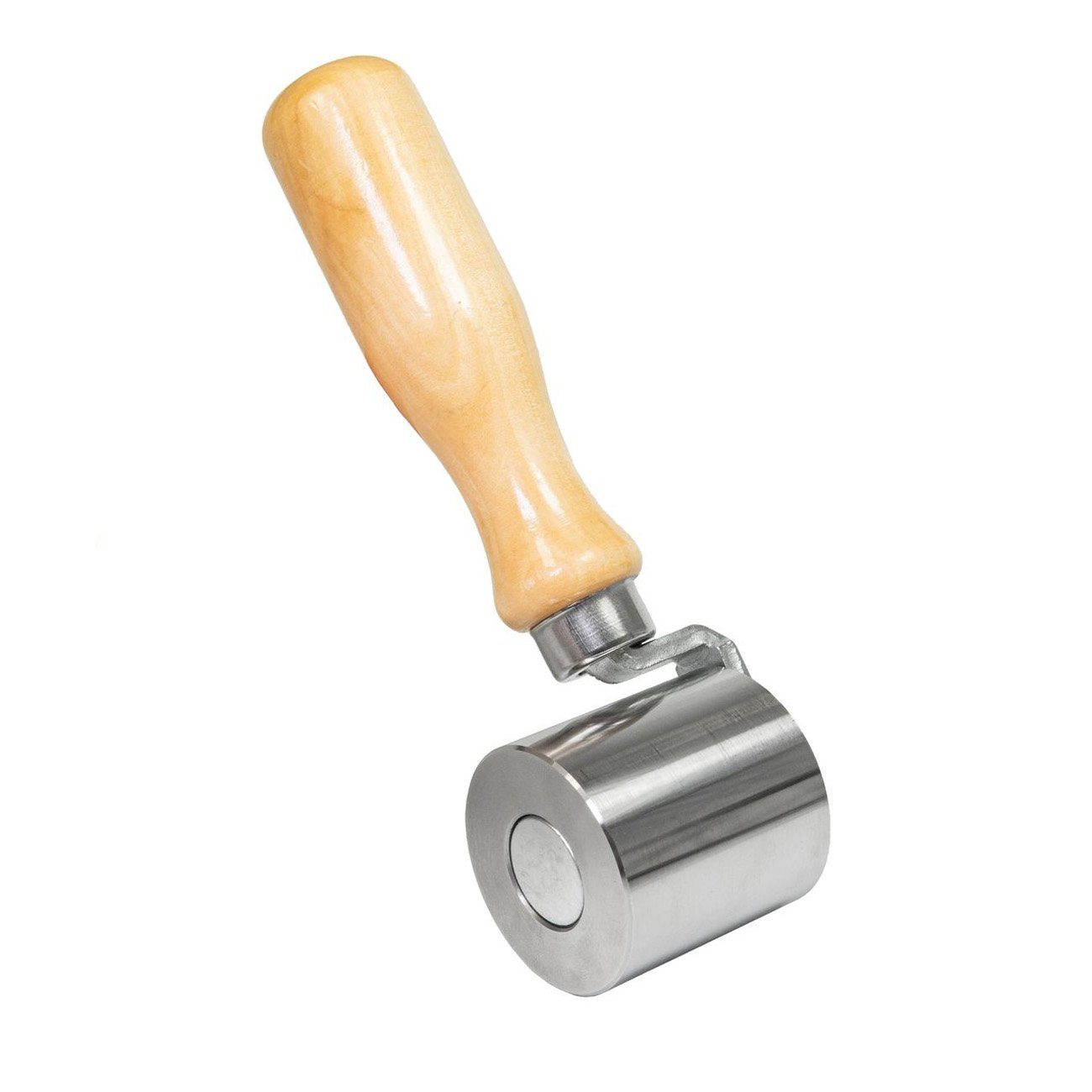 myMAW Bodenbelag-Andrückwalze Profi Andrückrolle 50 mm Metall Andrückwalze Andrück Rolle Folie…