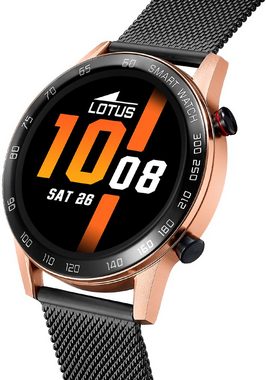 Lotus 50025/1 Smartwatch Set, 2-tlg., mit Wechselarmband aus schwarzem Silikon