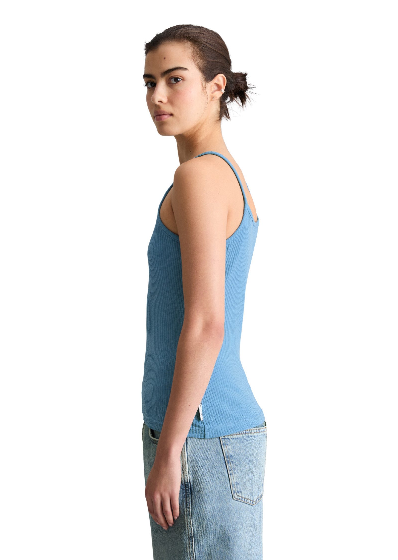 Marc O'Polo DENIM T-Shirt aus Rippjersey