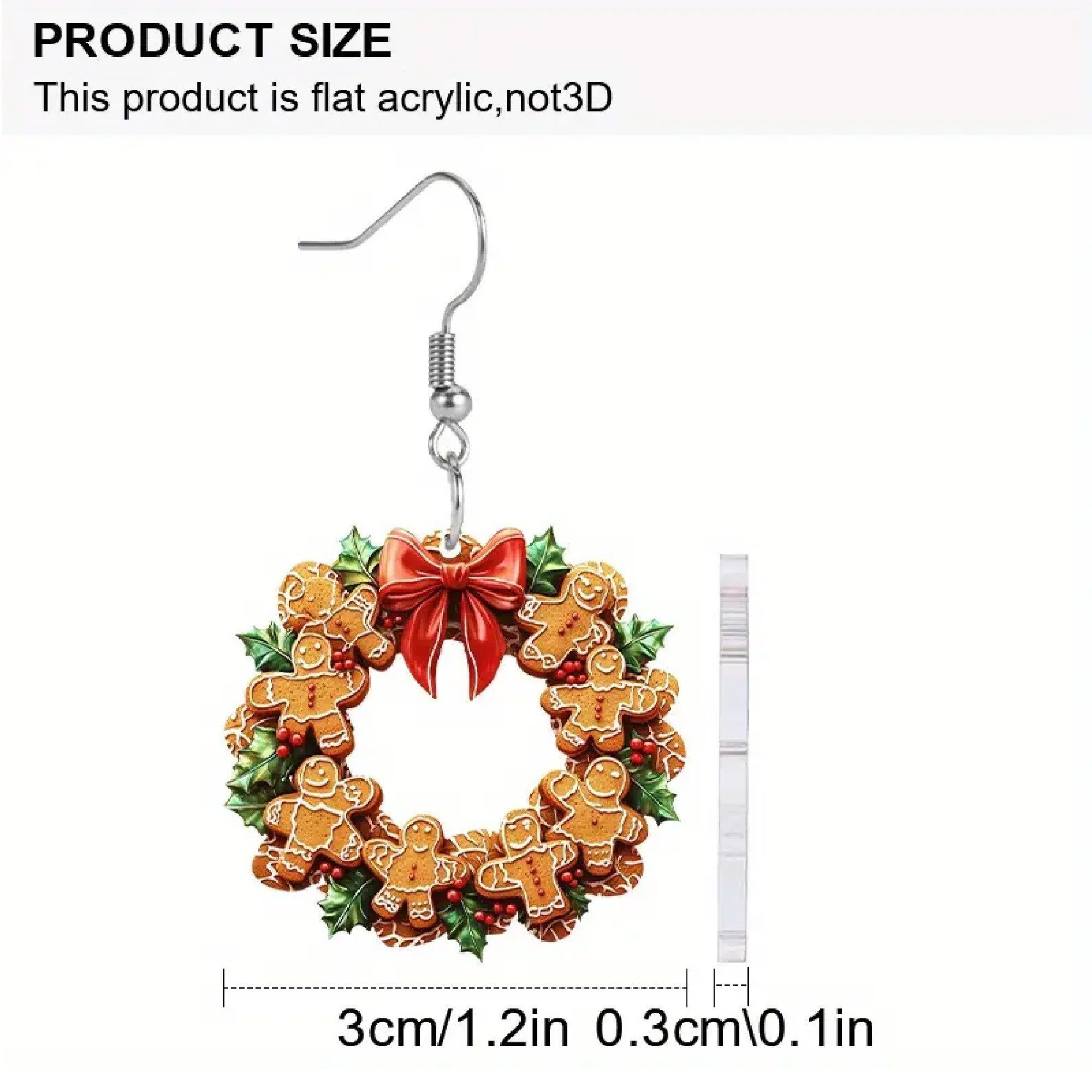 Adelia´s Paar Ohrhänger Weihnachtsschmuck Ohrringe Ohrhänger Weihnachtskran günstig online kaufen