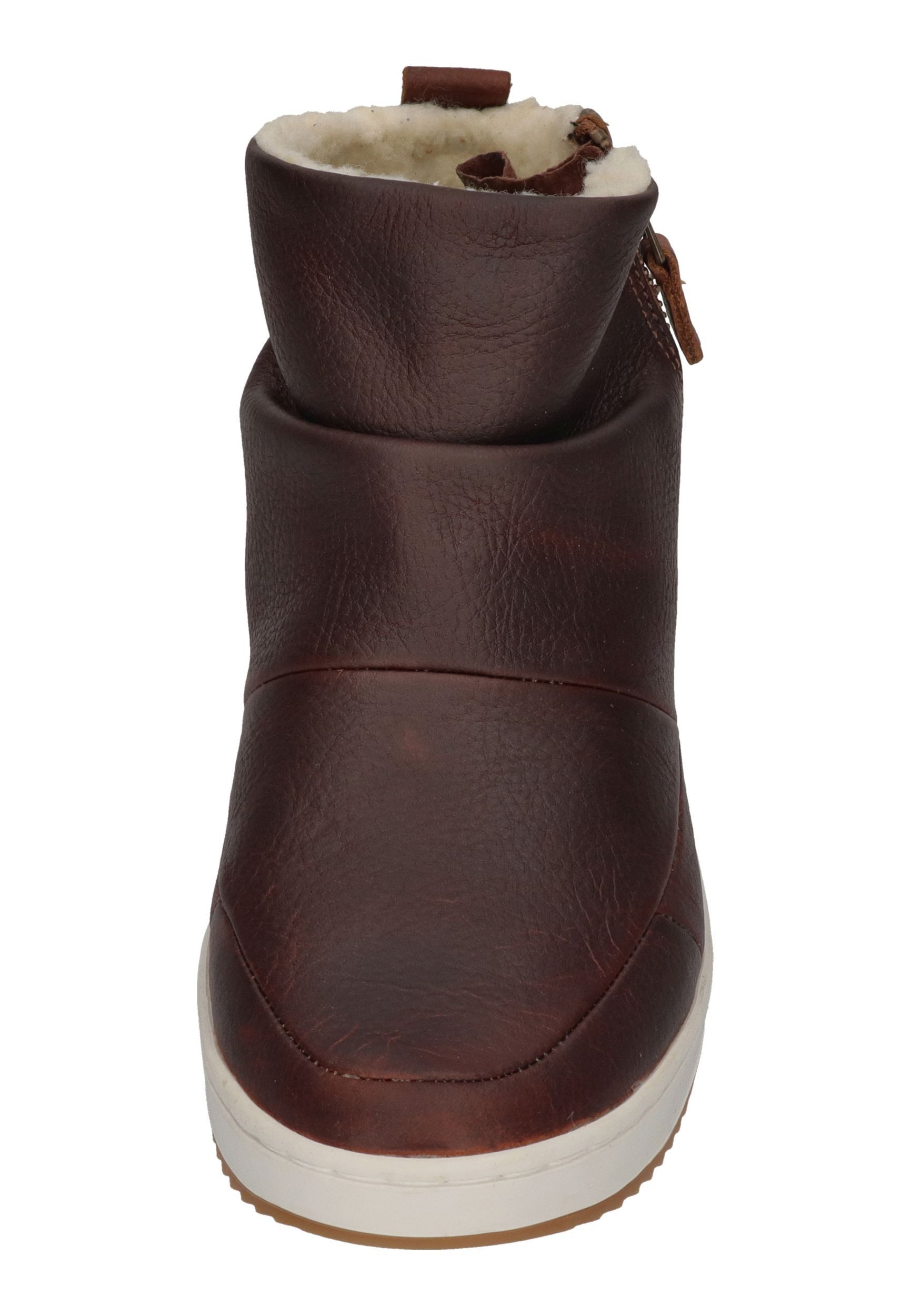 HUB RIDGE L30 Stiefelette Brown Off White Dark Gum