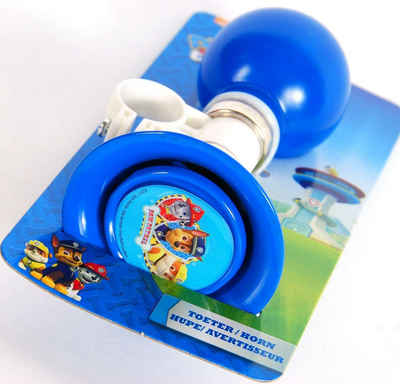 TPFSports Fahrradklingel Paw Patrol Fahrradhupe, (Kinder Fahrrad Klingel ab 3 Jahren, Fahrradhupe, Ballhupe, Posthornhupe, Tröte) Fahrradklingel Kinder Paw Patrol