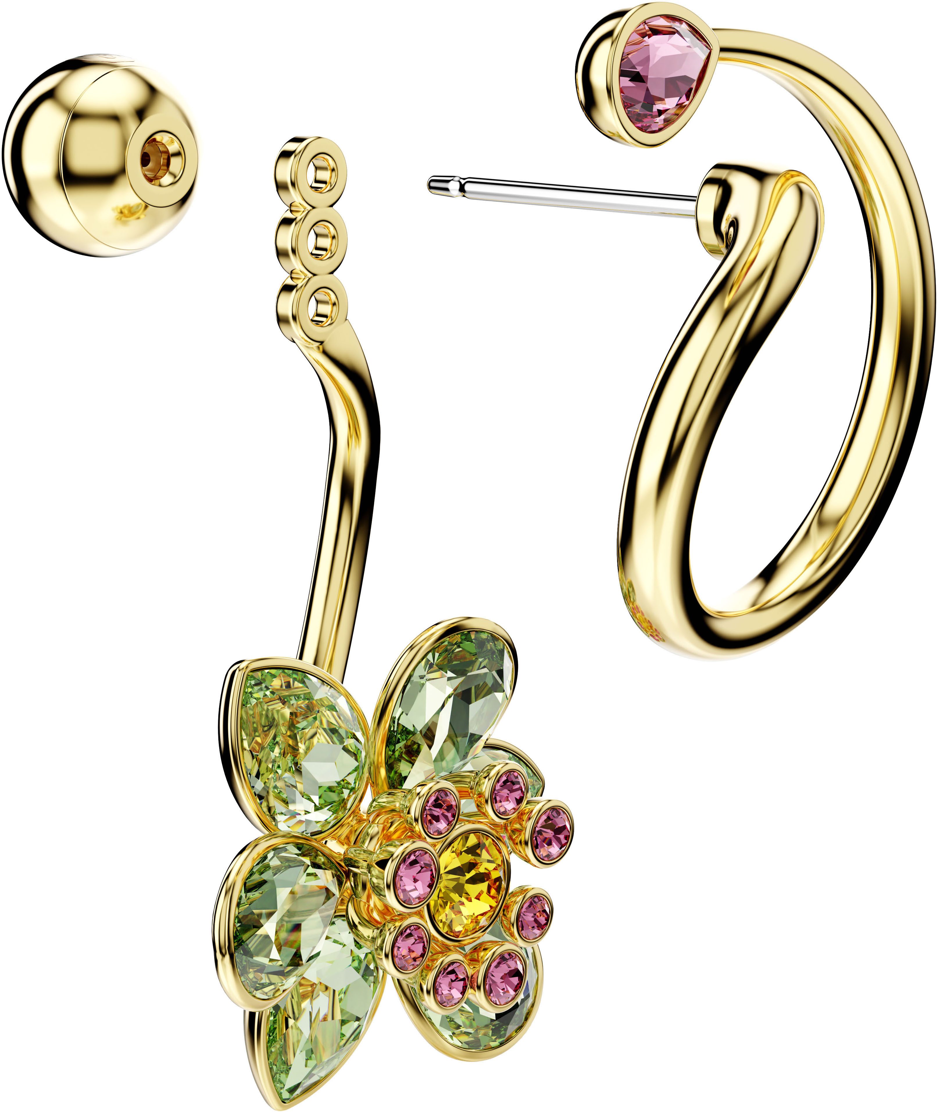 Swarovski Paar Ohrstecker Schmuck Geschenk Idyllia Drop-Ohrhänger Blume, mi günstig online kaufen