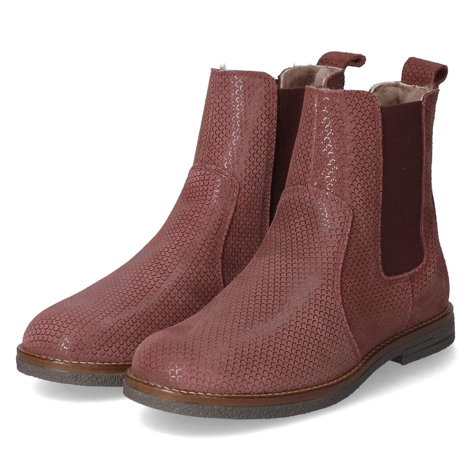 Bisgaard Mädchen Meri Fashion Boot – Aus Leder Mit Gummisohle, Chemiefrei & Atmungsaktiv