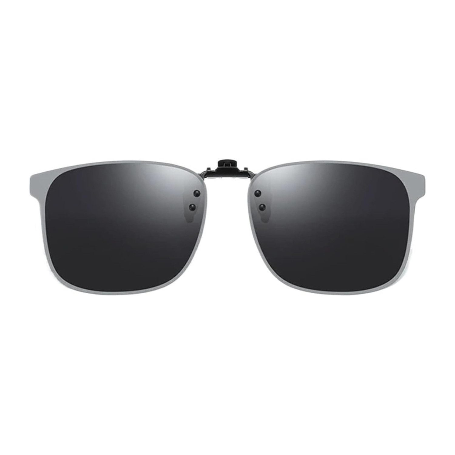 Sonnenbrille Clip On Polarisiert Sonnenbrillen Aufsatz Eckig Polbrille Damen Herren