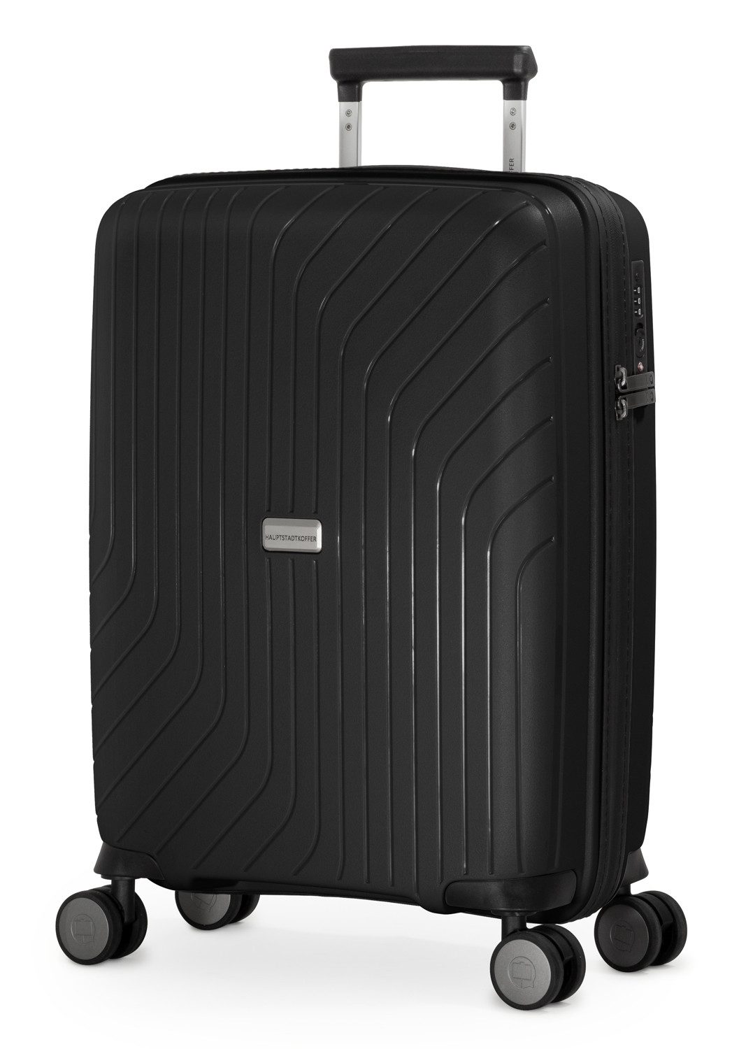 Hauptstadtkoffer Handgepäckkoffer TXL, 4 Rollen, Handgepäck, Laptopfach, leichter Kabienenkoffer 55cm TSA