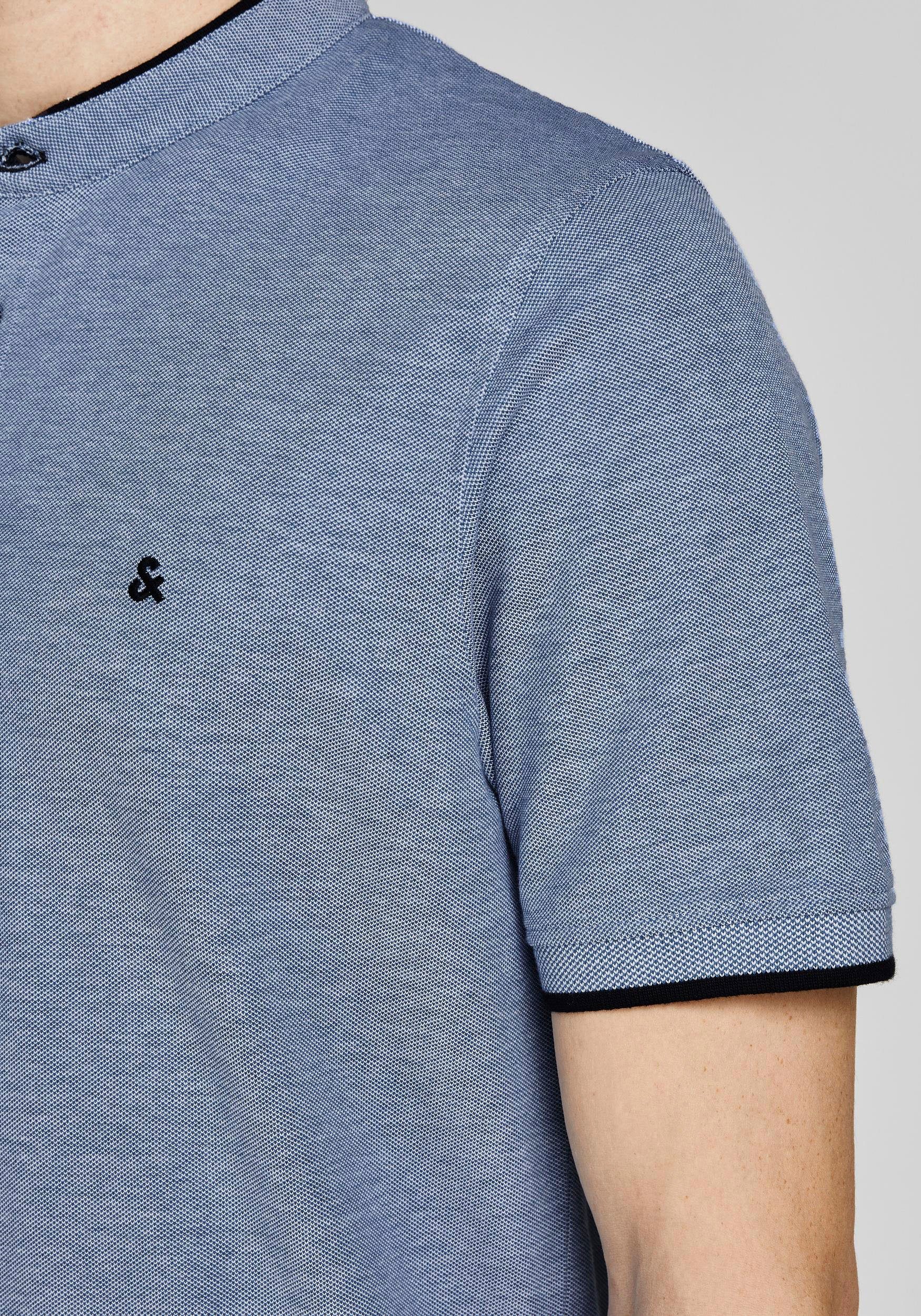 Jack & Jones Kurzarmshirt PAULOS MAO POLO mit kontrastfarbiger Kante am sch günstig online kaufen
