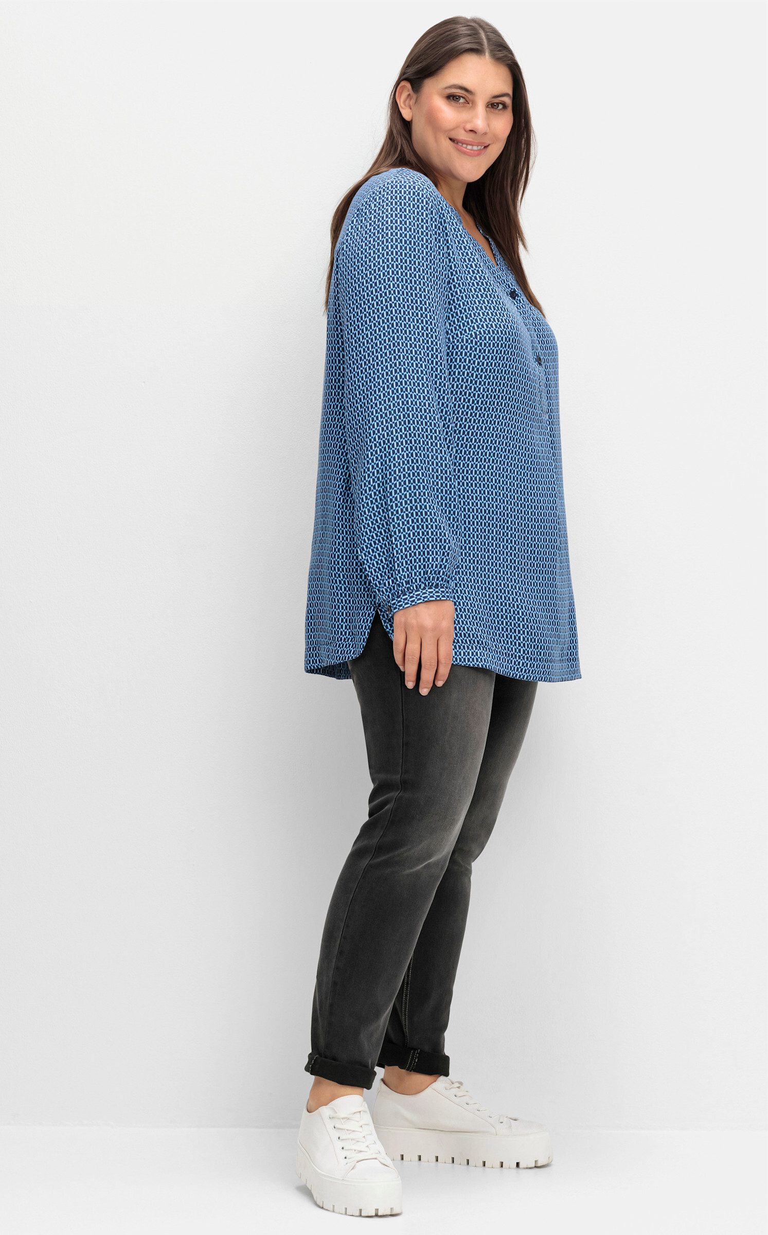 Sheego Klassische Bluse Tunika günstig online kaufen