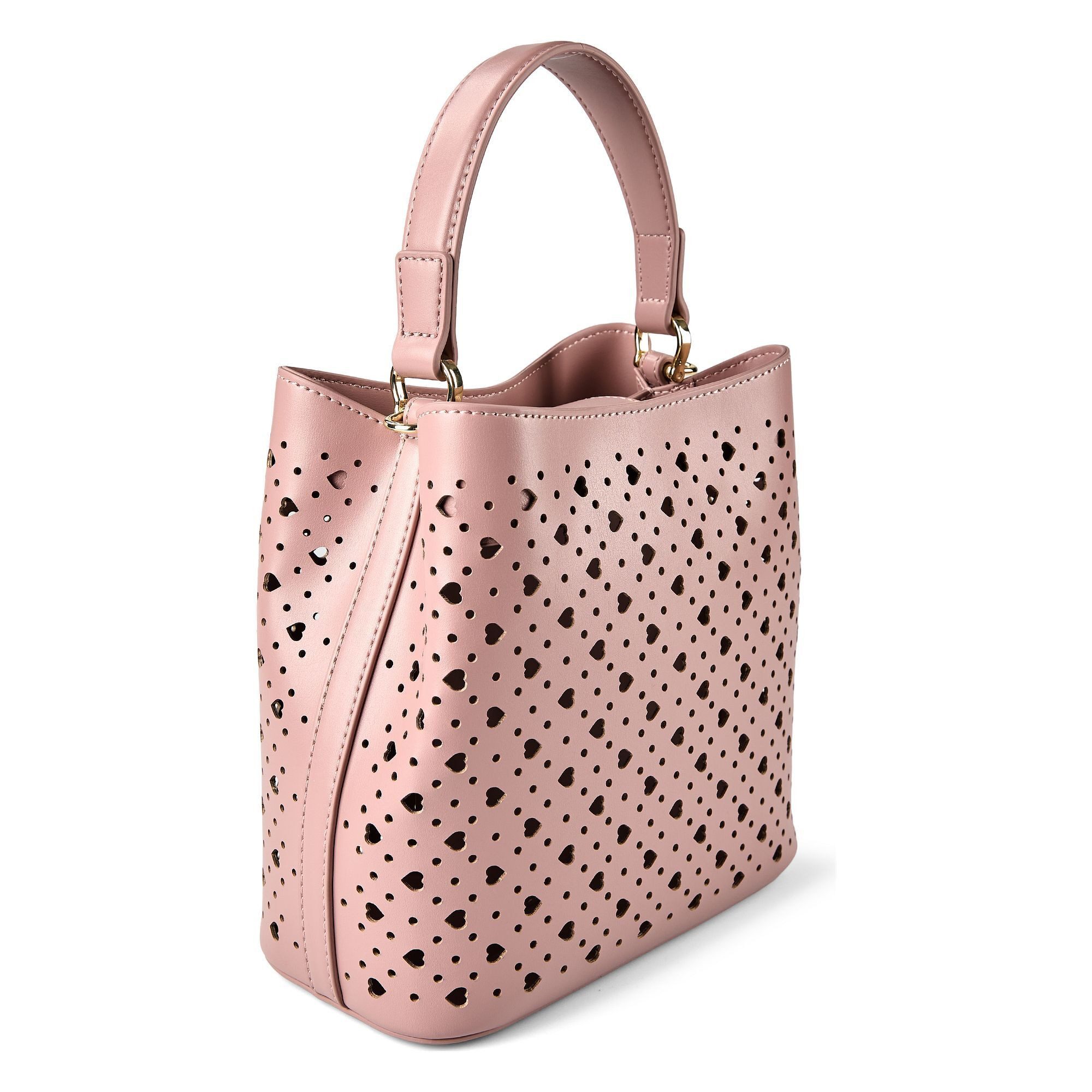 LOVE MOSCHINO Schultertasche Basket Laminated, Polyurethan