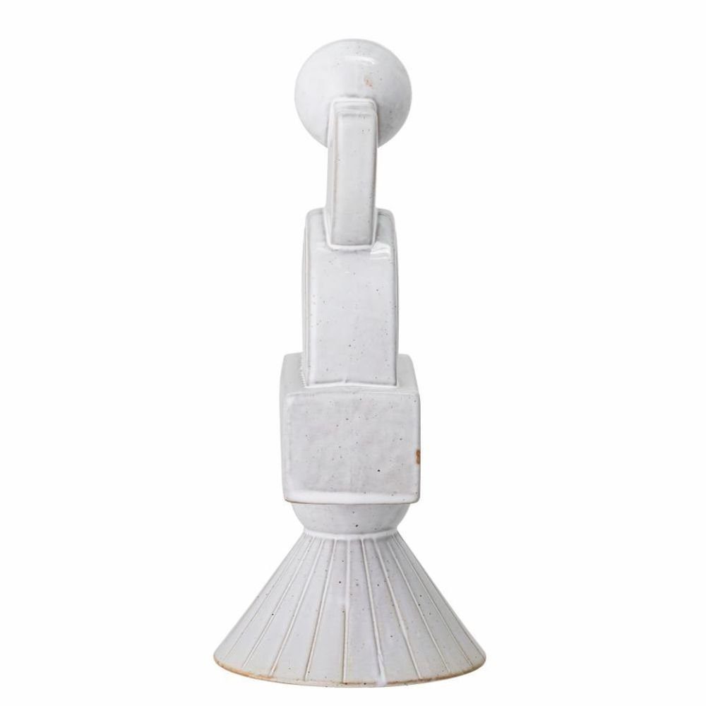 Bloomingville Dekofigur Beatrice, Dekofigur Steingut Weiß 14 x 27 x 13 cm Skulptur