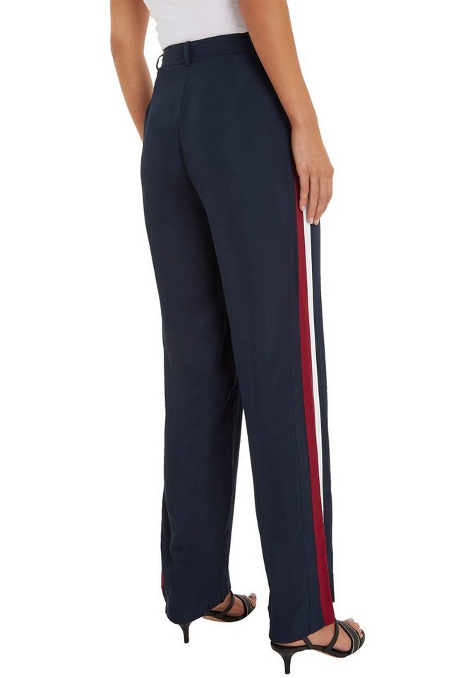 Tommy Hilfiger Curve Webhose CRV PIECED GBL STP PANTS PLUS SIZE CURVE,mit  seitlichen Tommy Hilfger Global Stripe