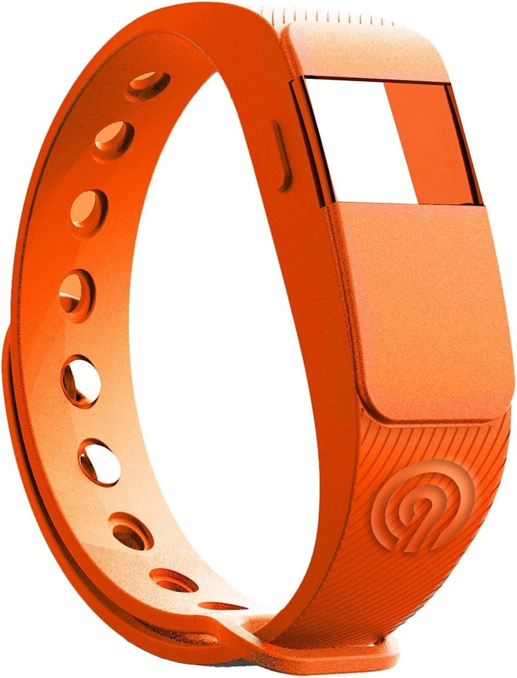 NINETEC Smartwatch-Hülle NINETEC Ersatz - Fitness Armband für Smartfit F2/F2HR Orange