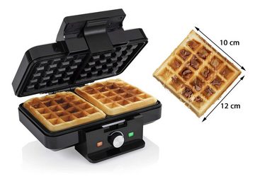 Tristar Waffeleisen, 1000 W, 2 dicke Belgische & Brüsseler Waffeln gleichzeitig Doppel Wafflemaker