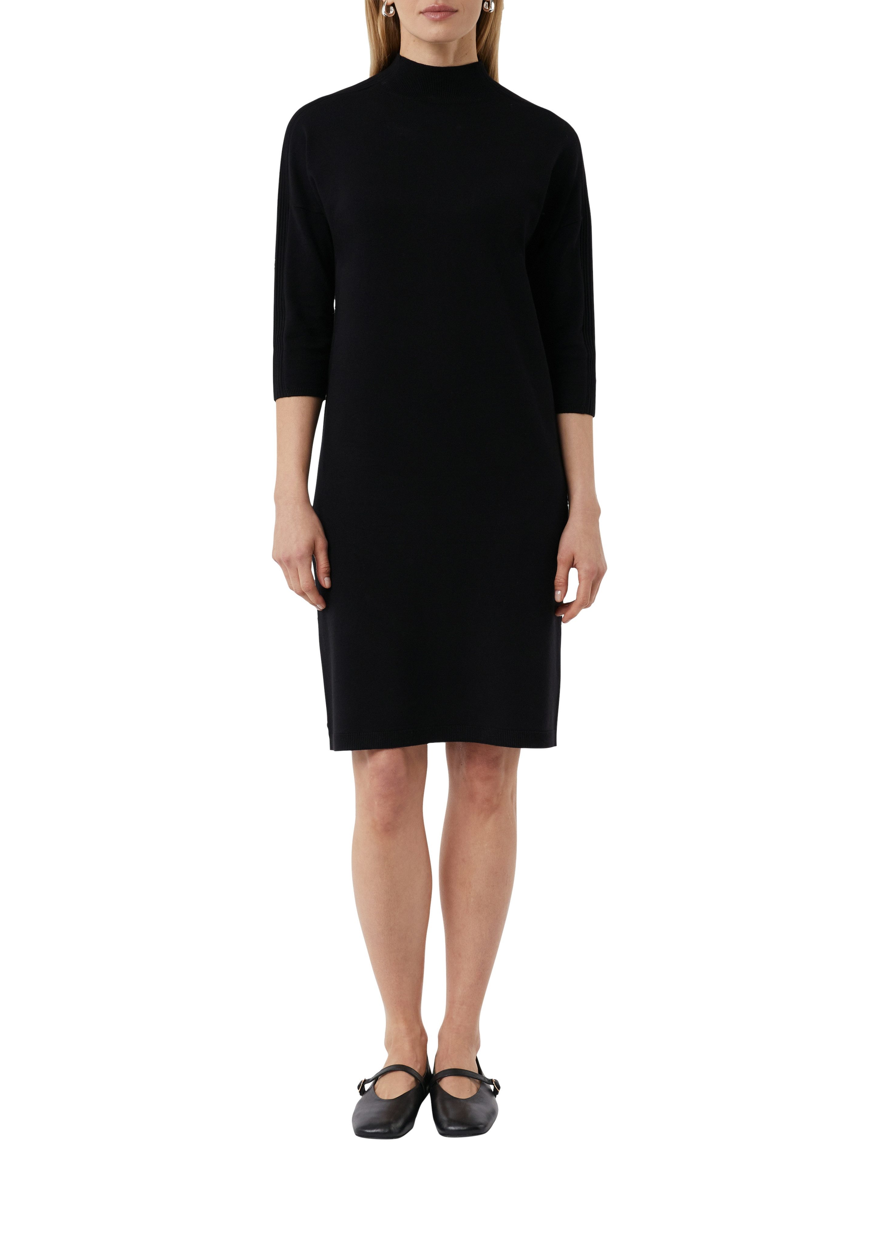 Comma Strickkleid mit überschnittenen Schultern günstig online kaufen