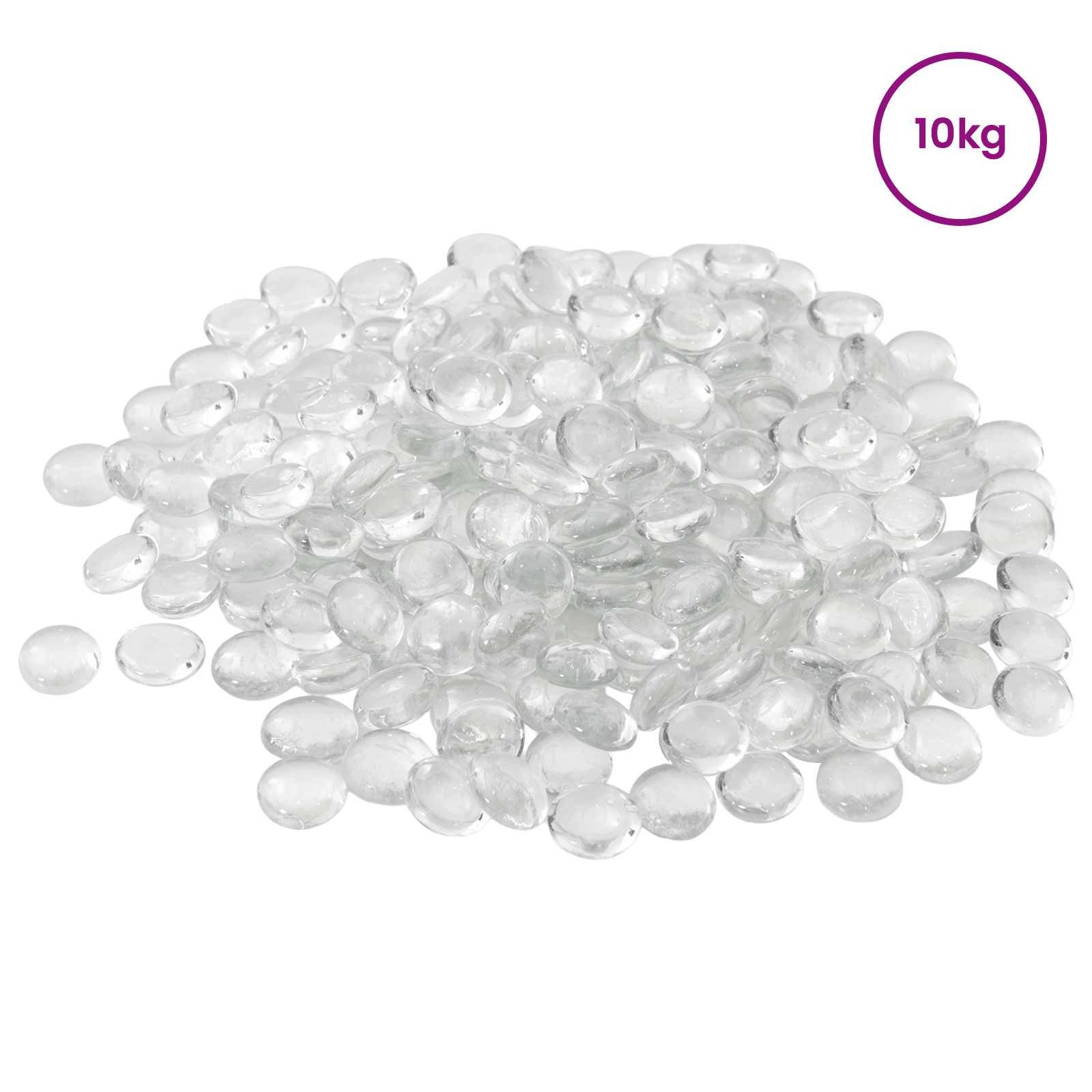 vidaXL Hängedekoration Glasnugget 17–19 mm Transparentes Glas (1 St)