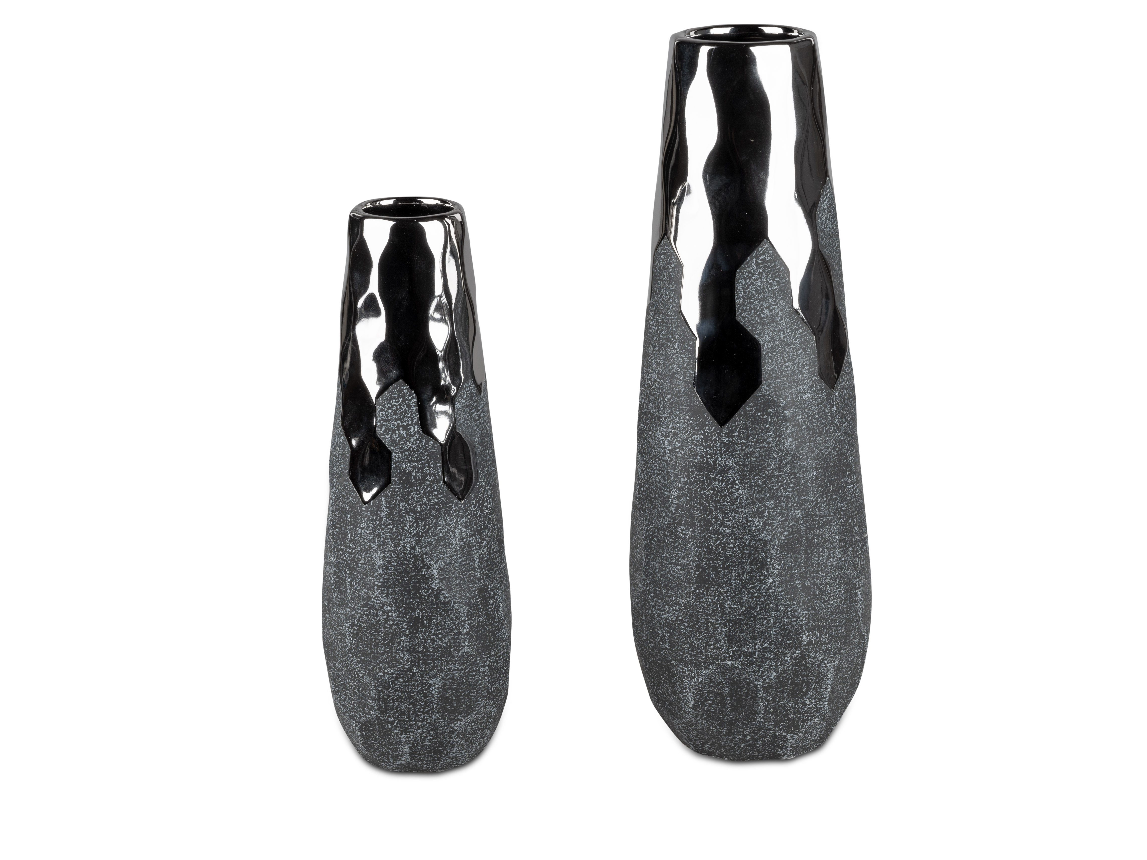 formano Dekovase Anthrazit, Farbe: Grau, Höhe: 28cm