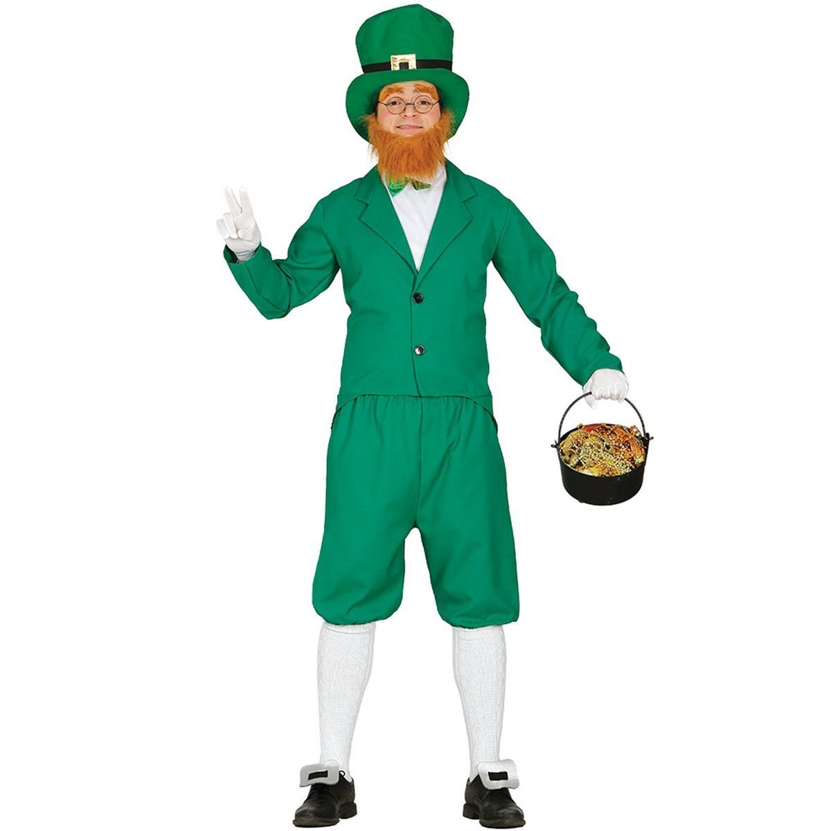 Kostüm Saint Patrick - Grüner Anzug für Herren