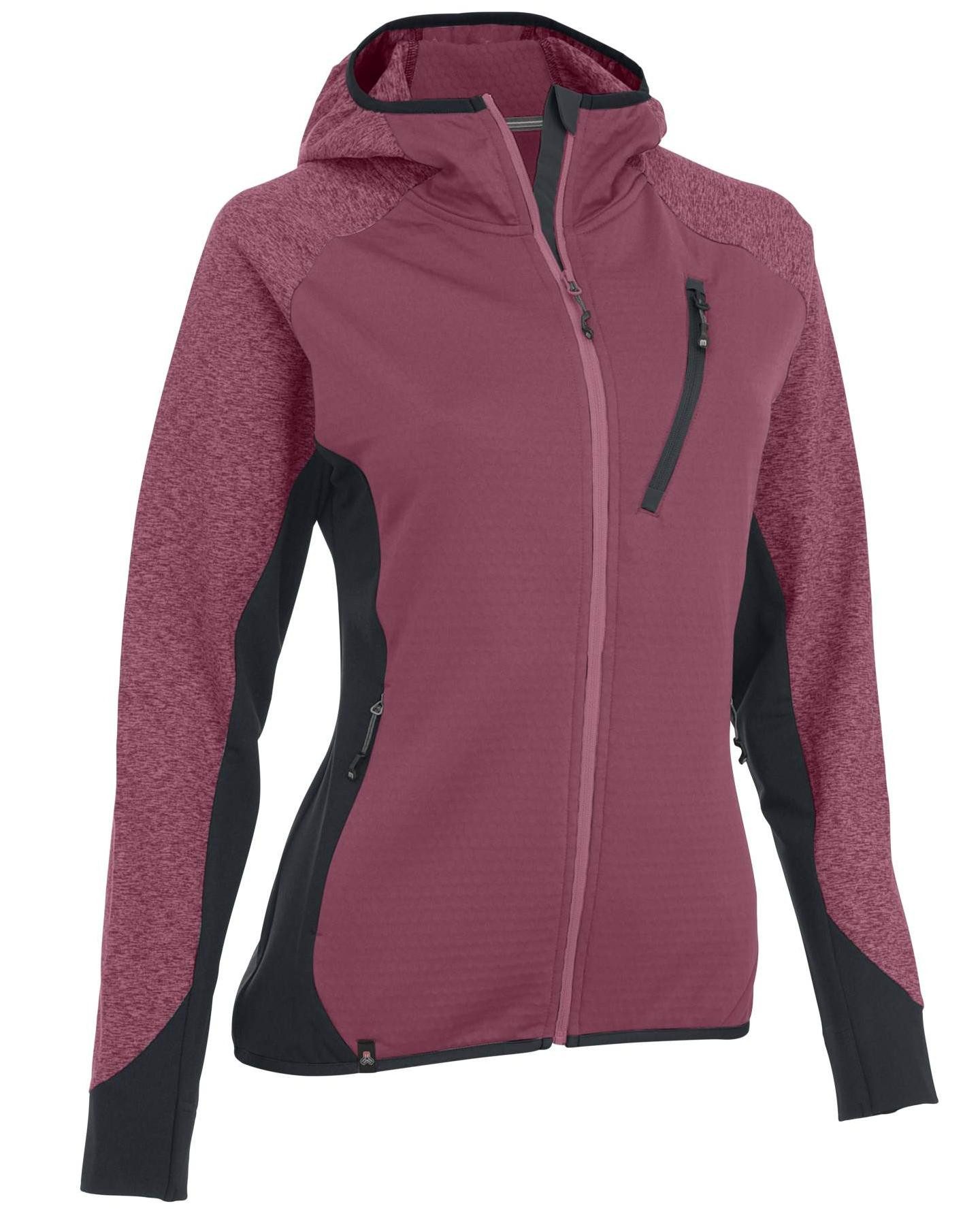 Maul Fleecejacke Arlberg Fleecejacke m. Kapuze light purple