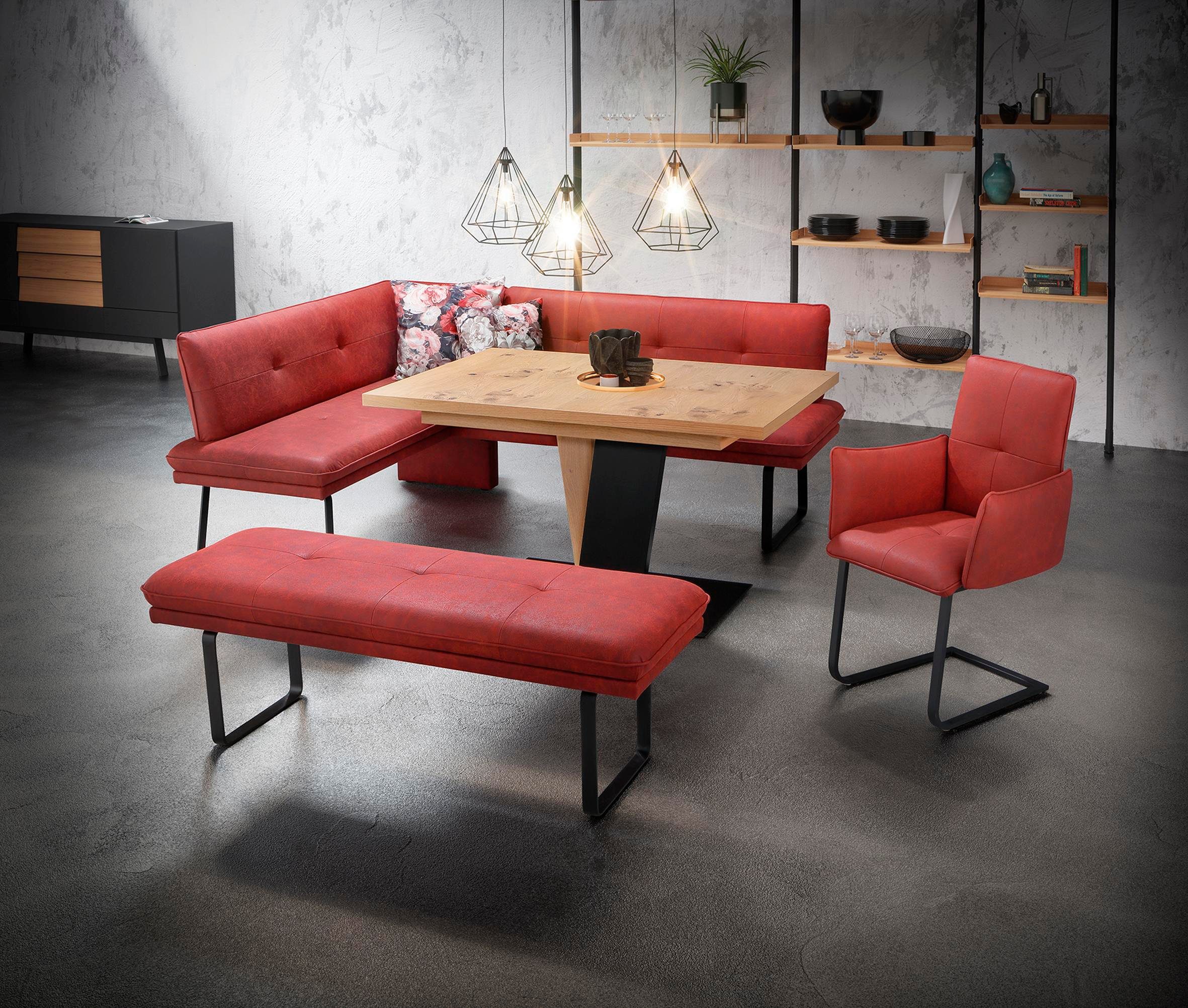 K+W Komfort & Wohnen Eckbankgruppe Giacomo, (4-tlg)