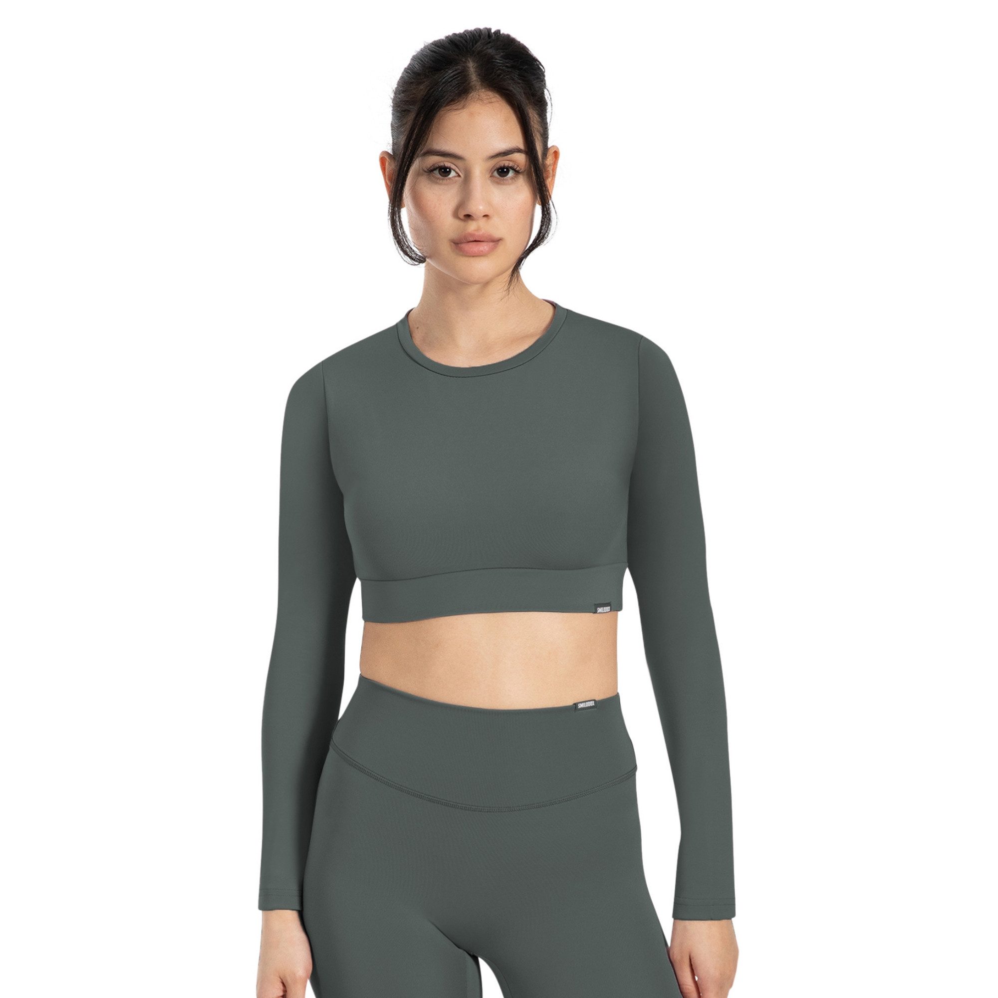 Smilodox Longsleeve Tisha, Cropped Sportshirt, Funktionsshirt elastisches U günstig online kaufen