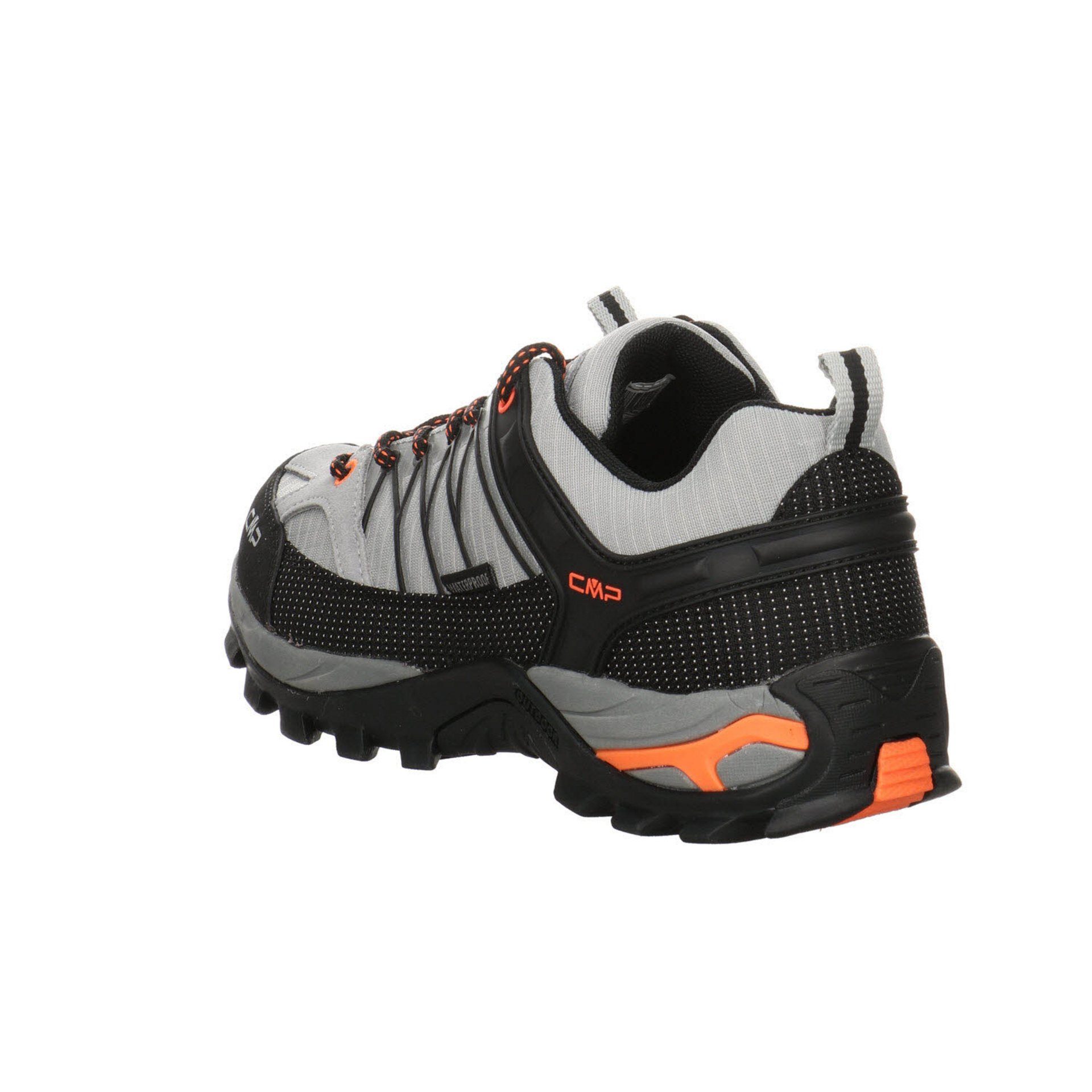 CMP Herren Outdoor Schuhe Rigel (03201628) Outdoorschuh cemento-nero Halbschuh Leder-/Textilkombination Mid Trekking