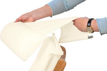 Kai Wiechmann Liegenauflage Auflagen Set für Deckchair mit abnehmbarem Nackenkissen, waschbares Liegestuhl Polster + Kopfstütze