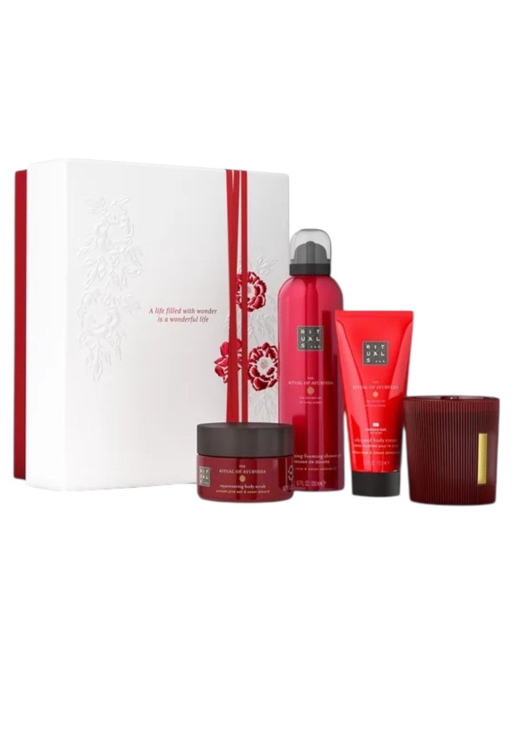 Rituals Pflege-Geschenkset The Ritual of Ayurveda - Elegantes Luxus-Geschenkset, Ayurveda-Set mit dem sinnlichen Duft von Indischer Rose & Süßmandelöl
