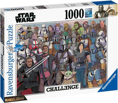 Ravensburger Puzzle Challenge, Baby Yoda, 1000 Puzzleteile, FSC® - schützt Wald - weltweit; Made in Germany