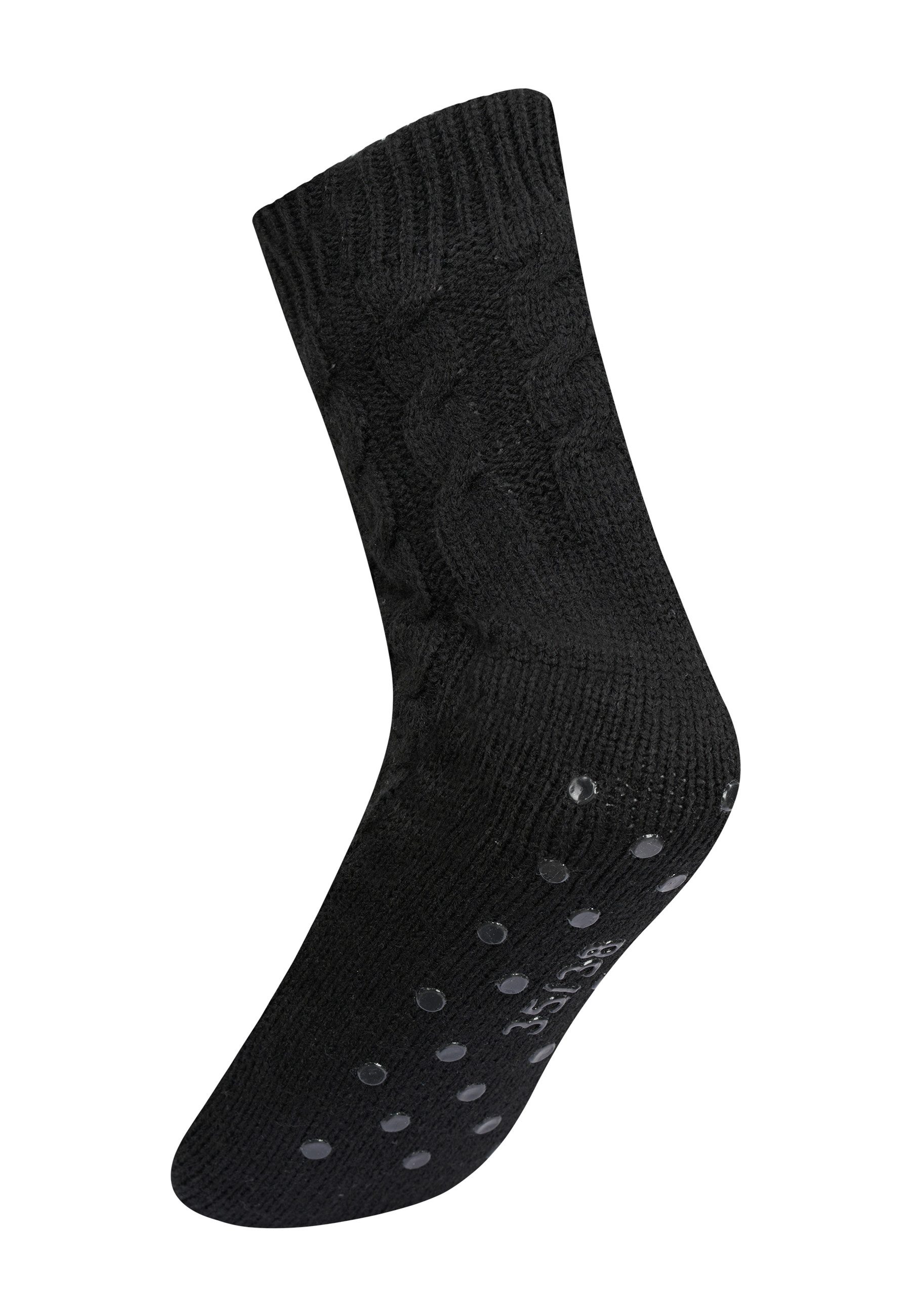 ONOMATO! ABS-Socken Damen Hausschuh-Socken Kuschelsocken Stopper-Socken (2-Paar)