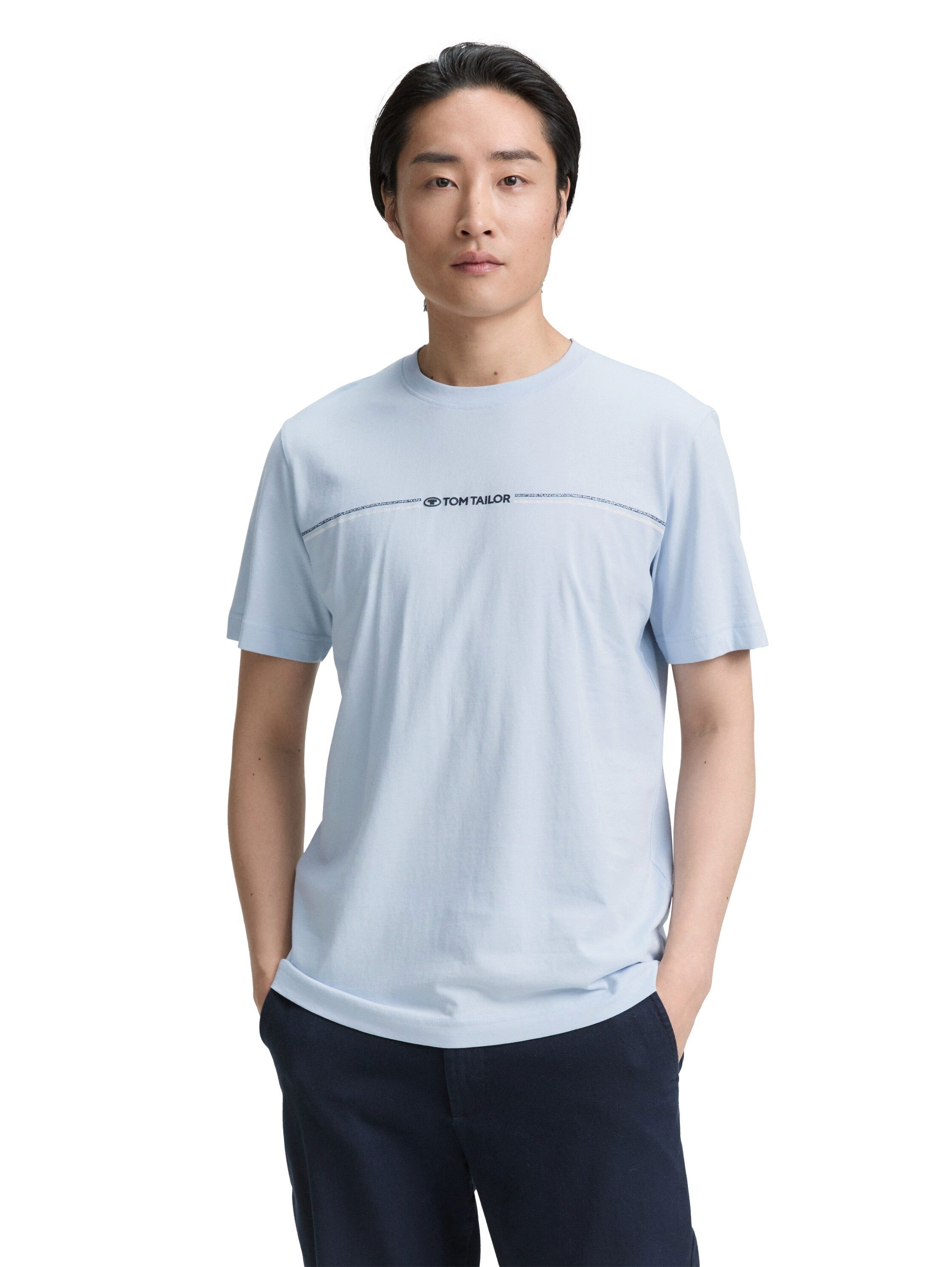 TOM TAILOR T-Shirt mit Logofrontprint günstig online kaufen
