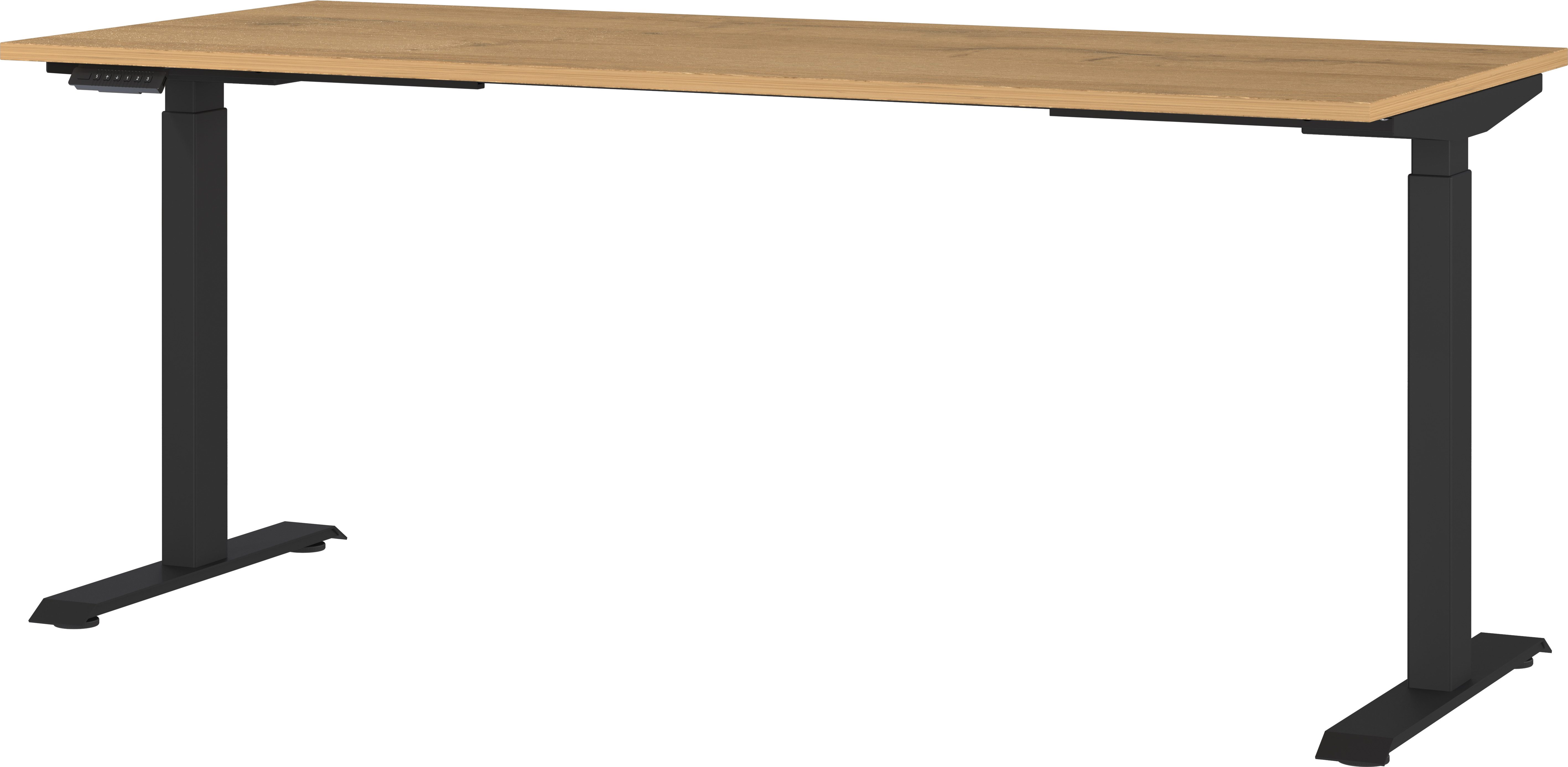 GERMANIA Schreibtisch GW-Agenda elektrisch höhenverstellbar (72-120 cm), mit Memory-Funktion & USB-Ladestation, verschiedenen Breiten