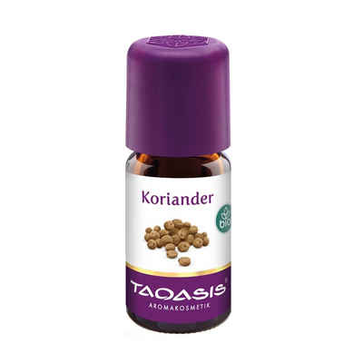 TAOASIS GmbH Natur Duft Manufaktur Duftöl KORIANDER BIO Öl, 5 ml