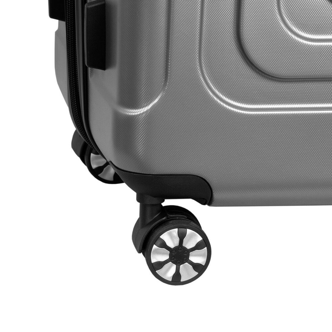 Valis Hartschalen-Trolley Hartschalen-Trolley Reisekoffer ABS Hartschalenkoffer, 4 & voll gefütterter ABS-Hartschale Innenraum & Doppelrollen