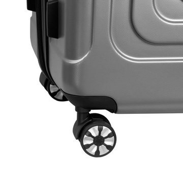 Valis Kofferset 3er Set Hartschalen-Trolley Reisekoffer ABS Hartschalenkoffer, (Set, 3er Set), ABS-Hartschale & voll gefütterter Innenraum & 4 Doppelrollen