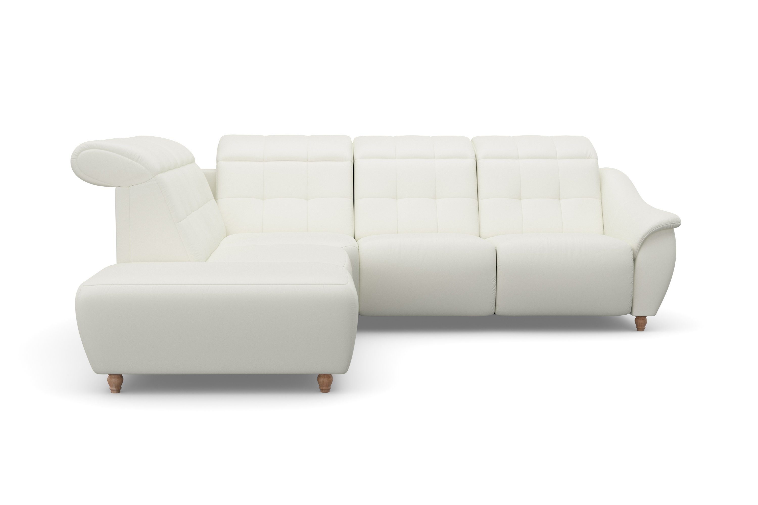 Home affaire Ecksofa Boston L-Form, Kopfteilverstellung günstig online kaufen