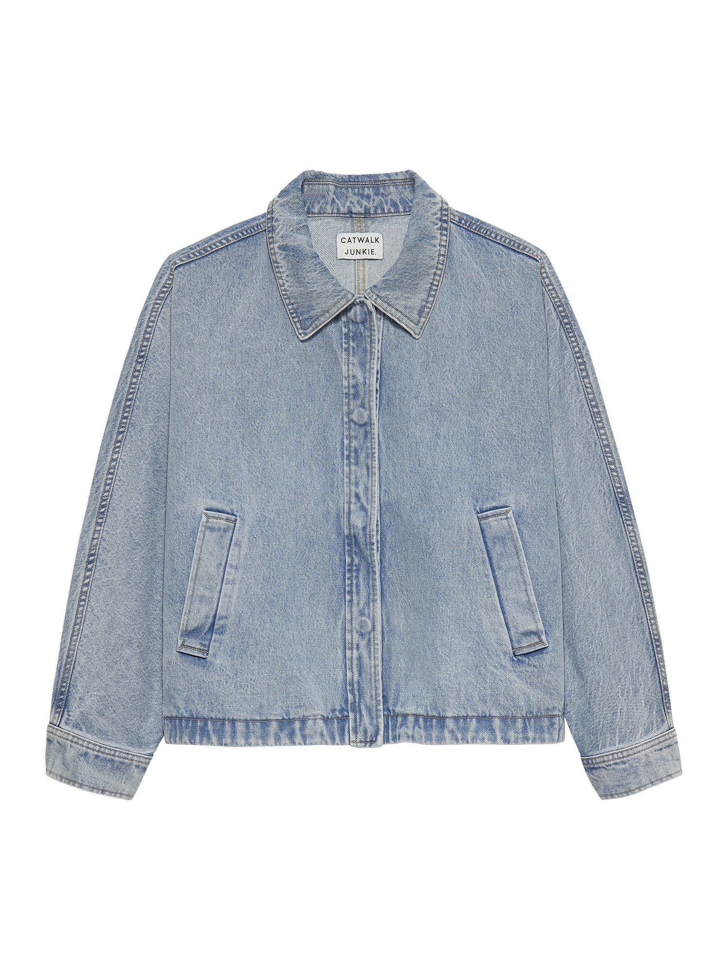 Catwalk Junkie Jeansjacke - Jacke mit Fledermausärmeln im Denim-Look Blue