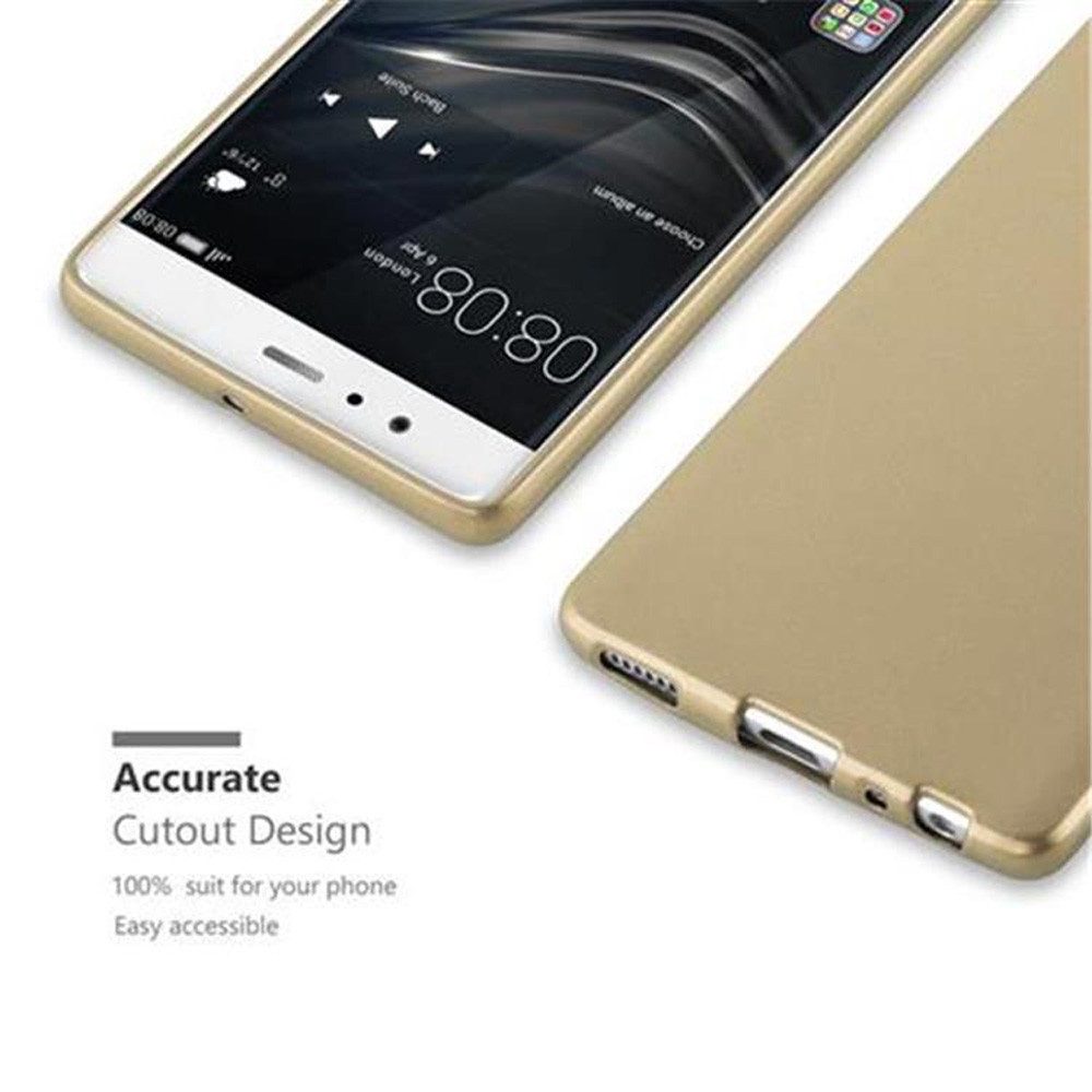 Cadorabo Handyhülle für Huawei P9 Hülle Huawei P9, Flexible TPU Silikon Handy Schutzhülle - Hülle - ultra slim