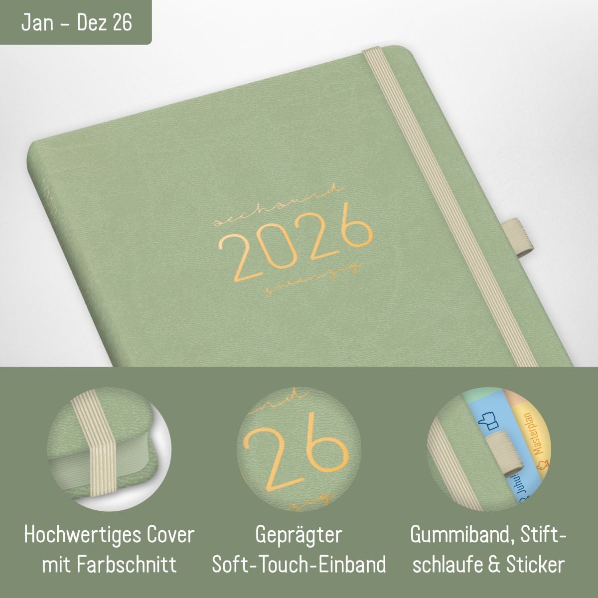 Häfft Terminkalender Chäff-Timer Deluxe 2026 / A5