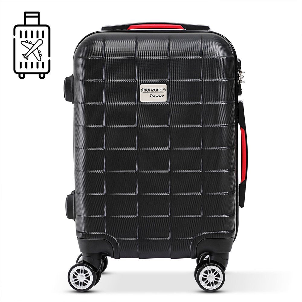 monzana Hartschalen-Trolley Exopack Line, 4 Rollen