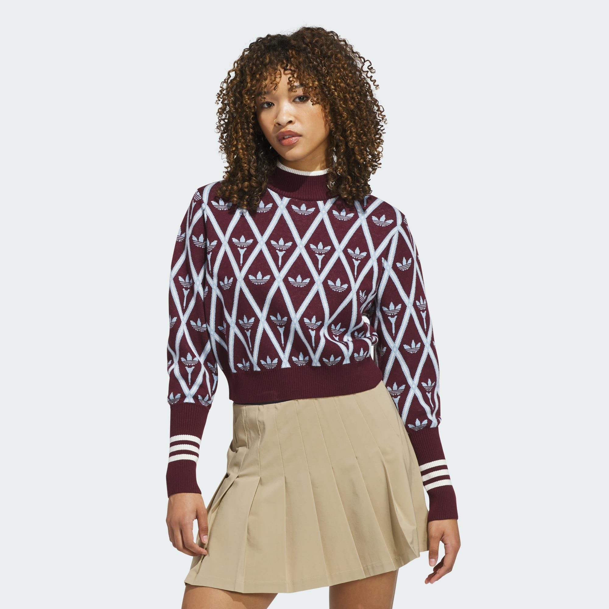 adidas Performance Rundhalspullover ORIGINALS TREFOIL ROLLKRAGENPULLOVER (1-tlg)