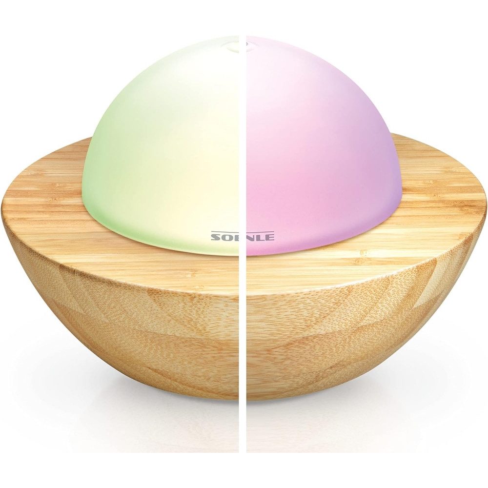 Soehnle Diffuser Design Aroma Diffuser Modena - Luftverbesserer - bambus/glas,  Luftbefeuchter, Humidifier