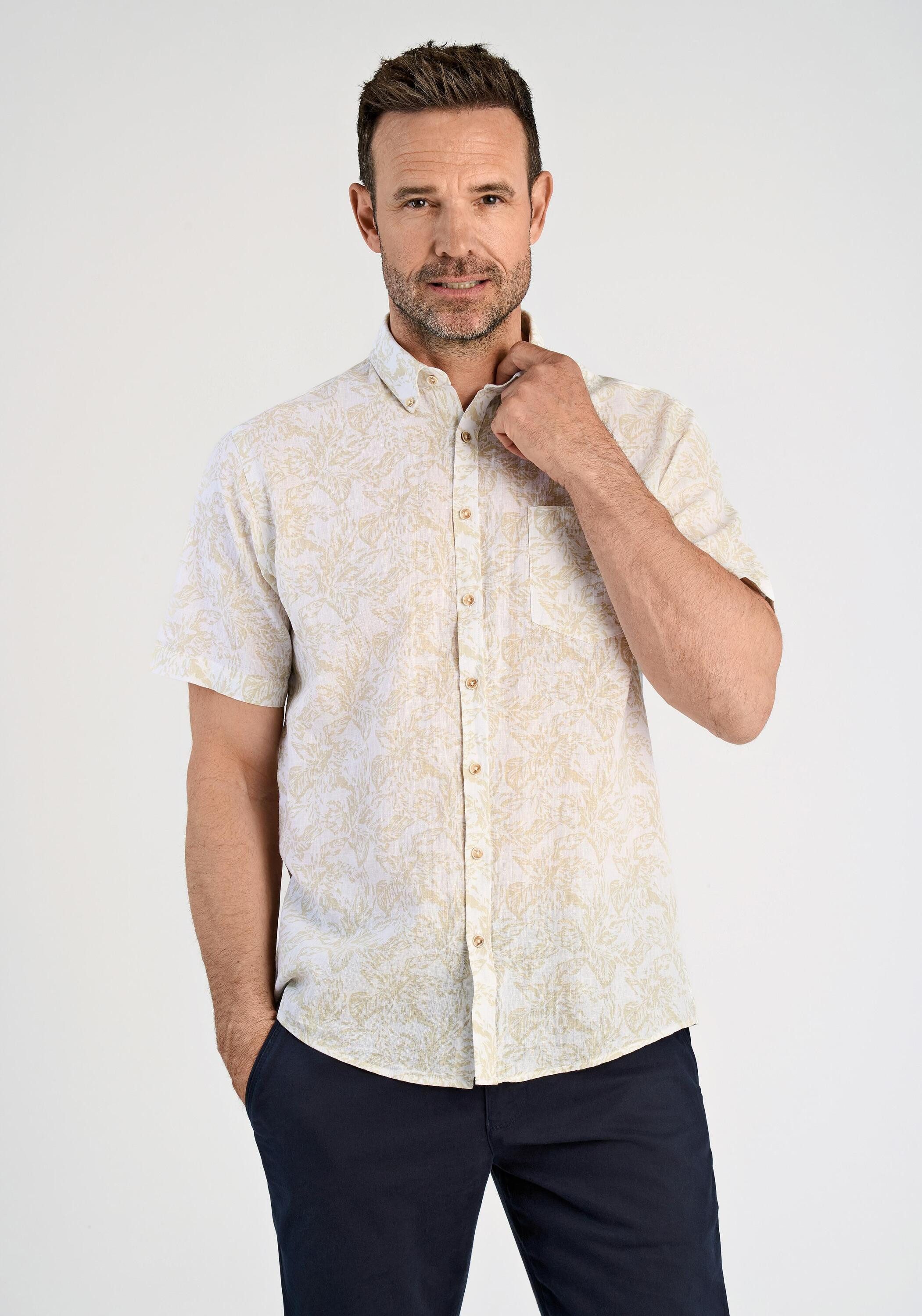 JACK’S Leinenhemd Leinenhemd (Kurzarm) Regular Fit