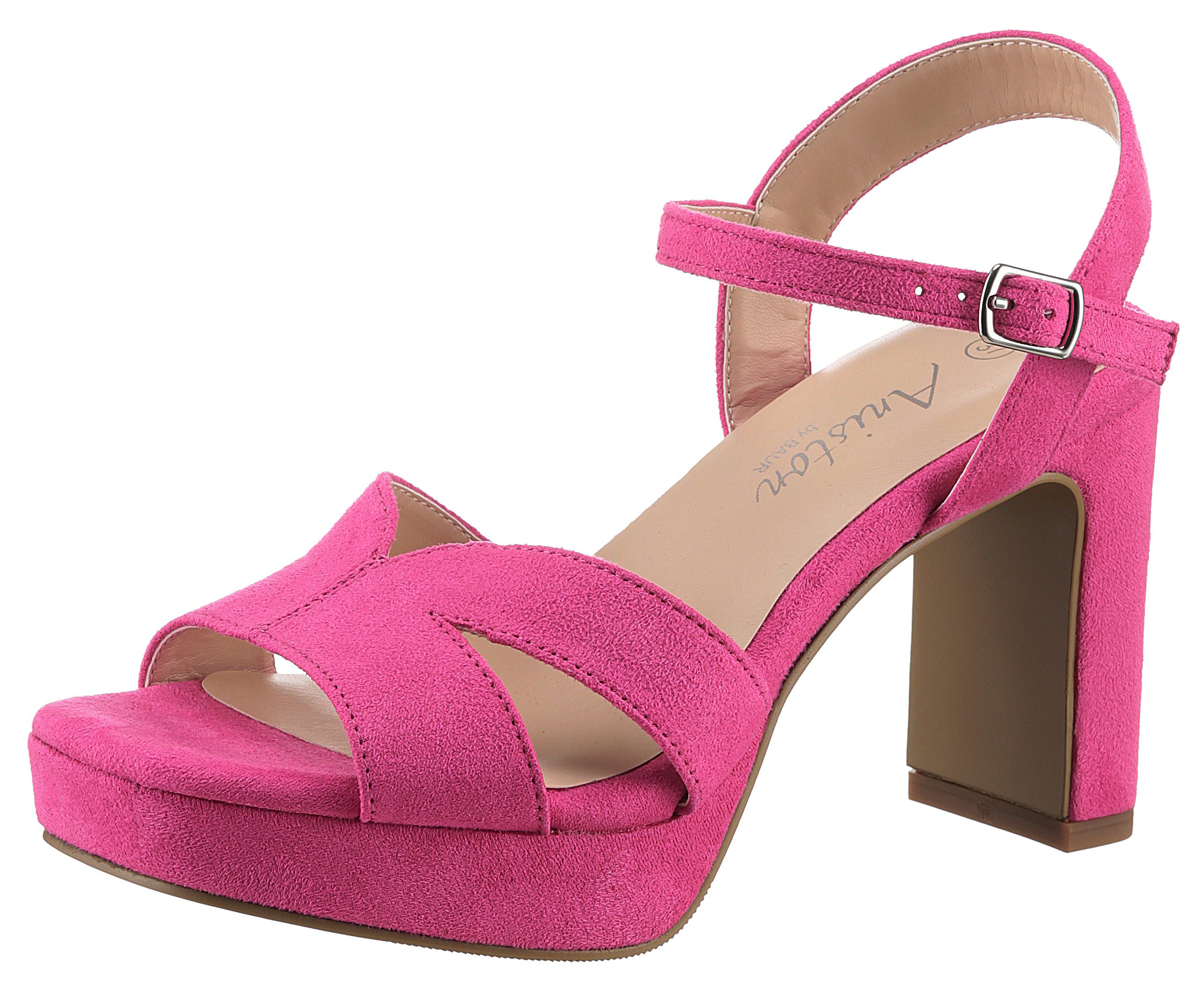Aniston SHOES High-Heel-Sandalette, Sommerschuh, Abendsandale, Plateau - NEUE KOLLEKTION