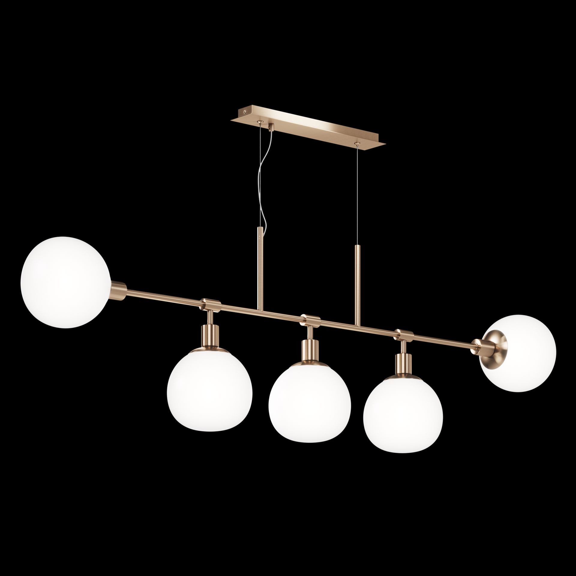 MAYTONI DECORATIVE LIGHTING Pendelleuchte Erich 2 120x37.3x15 cm, ohne Leuchtmittel, hochwertige Design Lampe & dekoratives Raumobjekt