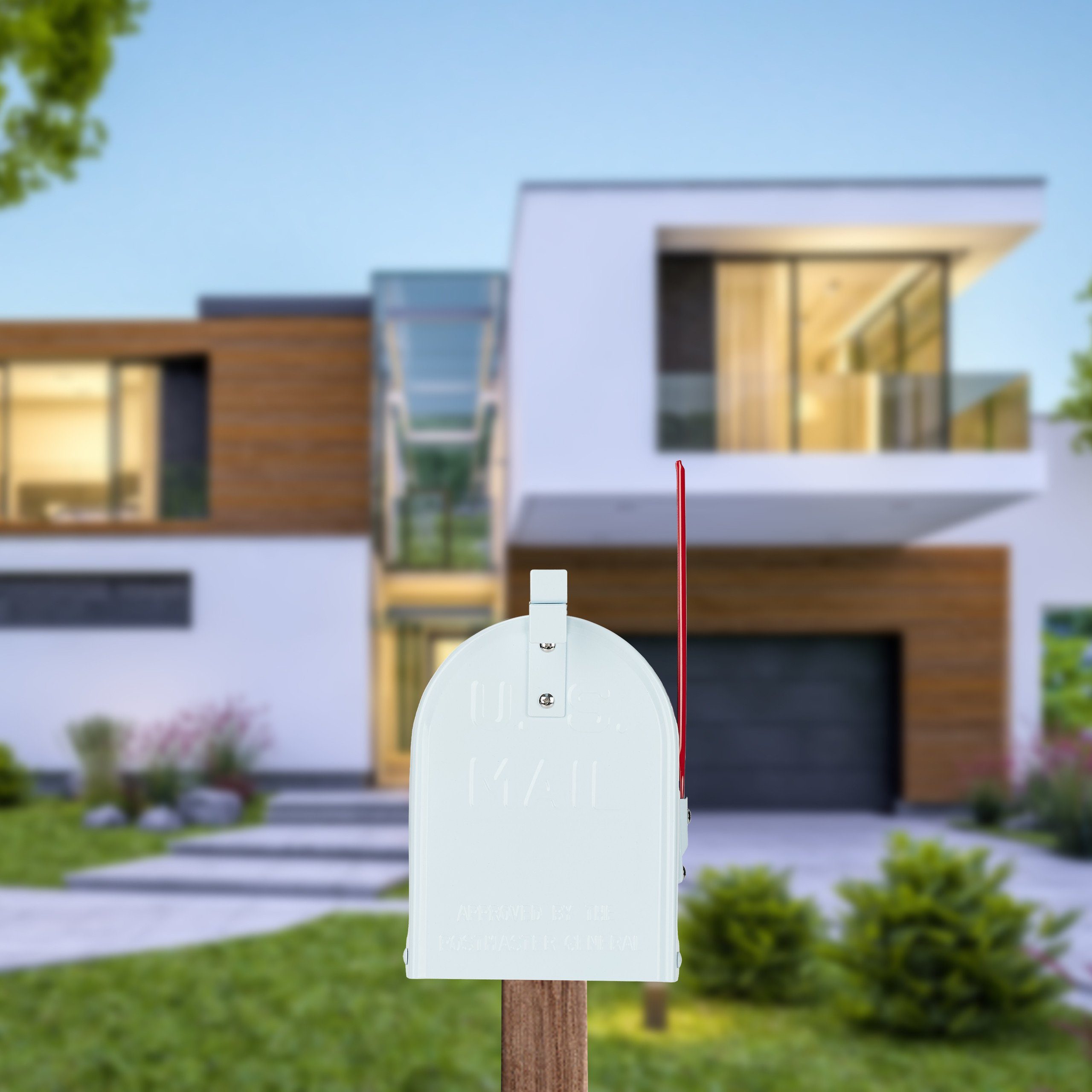 relaxdays Briefkasten US Mailbox Postkasten, weiß günstig online kaufen